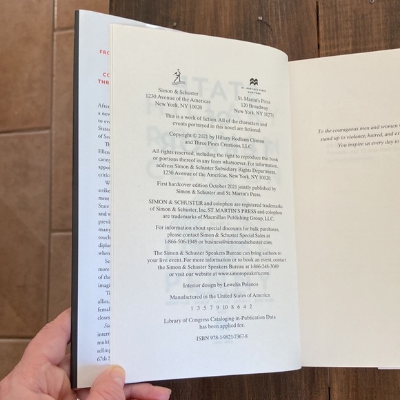 State of Terror by Hillary Rodham Clinton & Louise Penny 2021 Hardcover - Picture 6 of 12